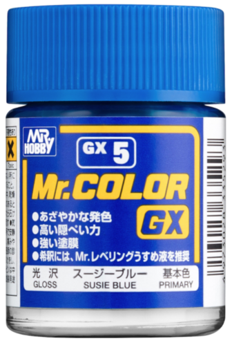 Mr Hobby - GX005 - Susie Blue Gloss Paint 18ml