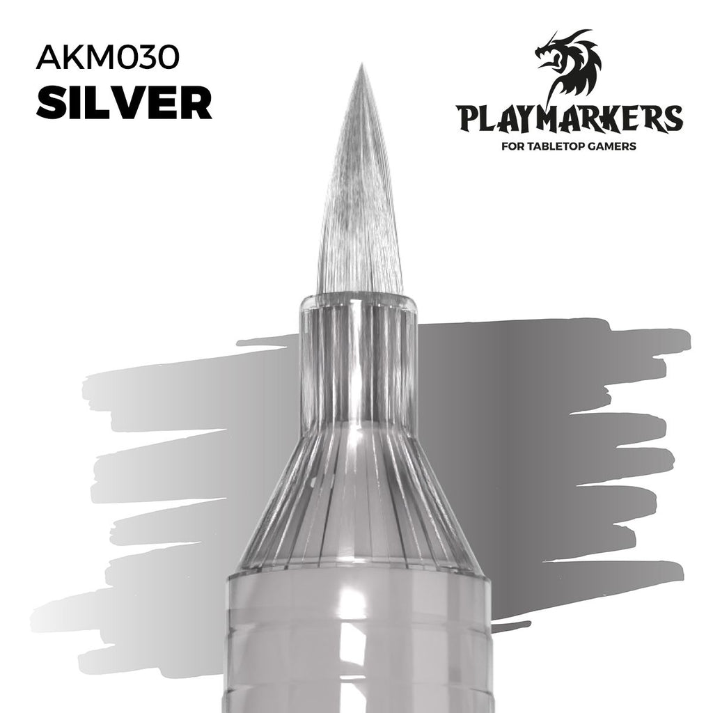 AK Interactive - AKM030- Playmarkers - Silver