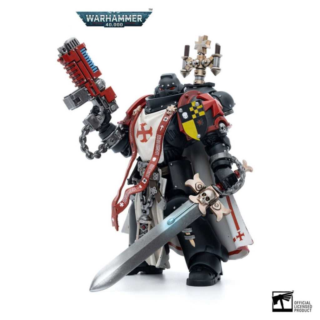 JoyToy Warhammer Collectibles: 1/18 Scale Black Templars Sword Brethren Brother Lombast