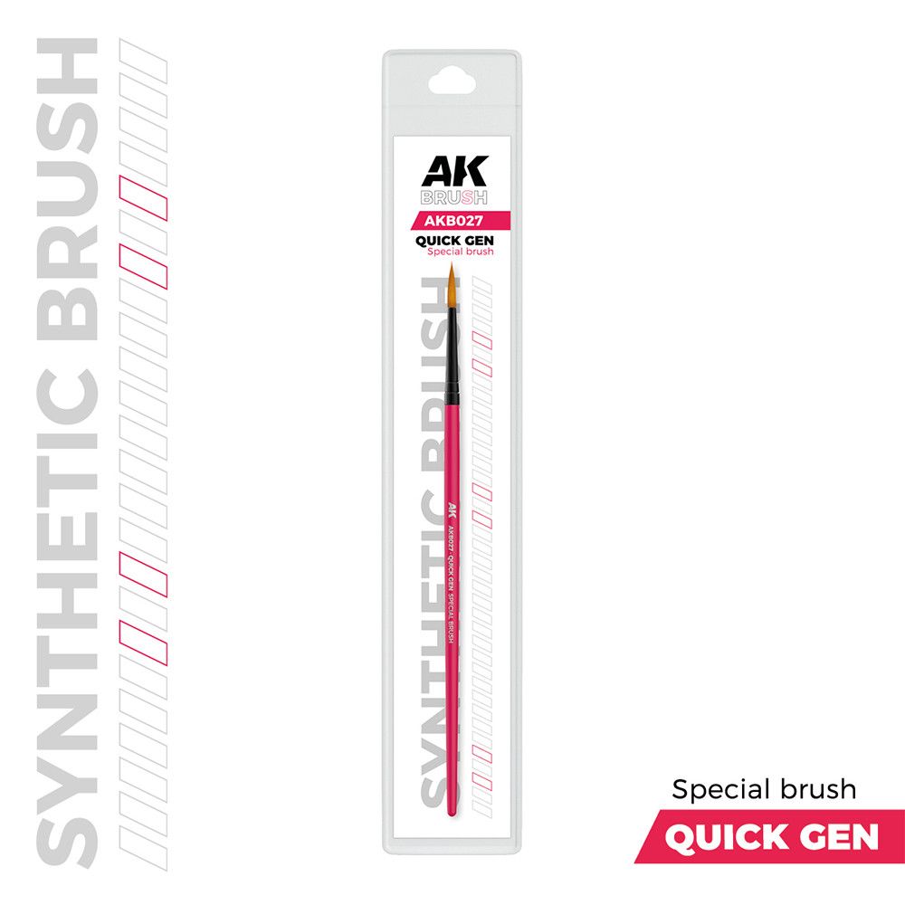 AK Interactive - AKB027 - Brushes - Quick Gen - Ak Quick Gen Special Brush