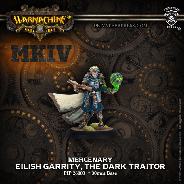 Warmachine: Eilish Garrity, the Dark Traitor – Mercenary Character Solo (Resin) - PIP26003