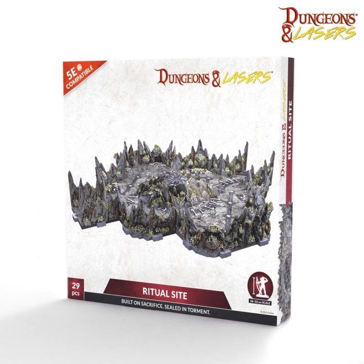 Dungeons & Lasers - Half-Height Walls - Ritual Site