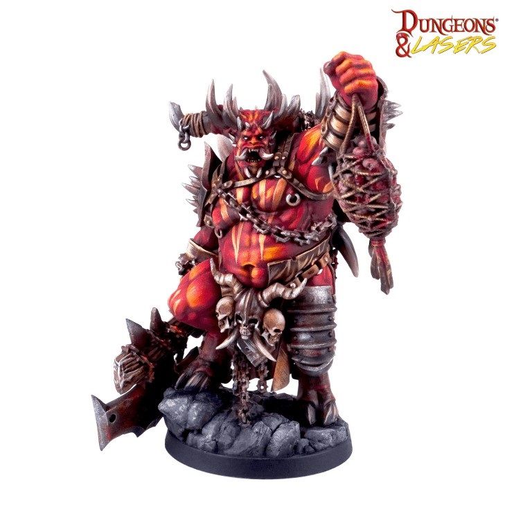 Dungeons & Lasers - Miniatures - Baef The Horned Demon