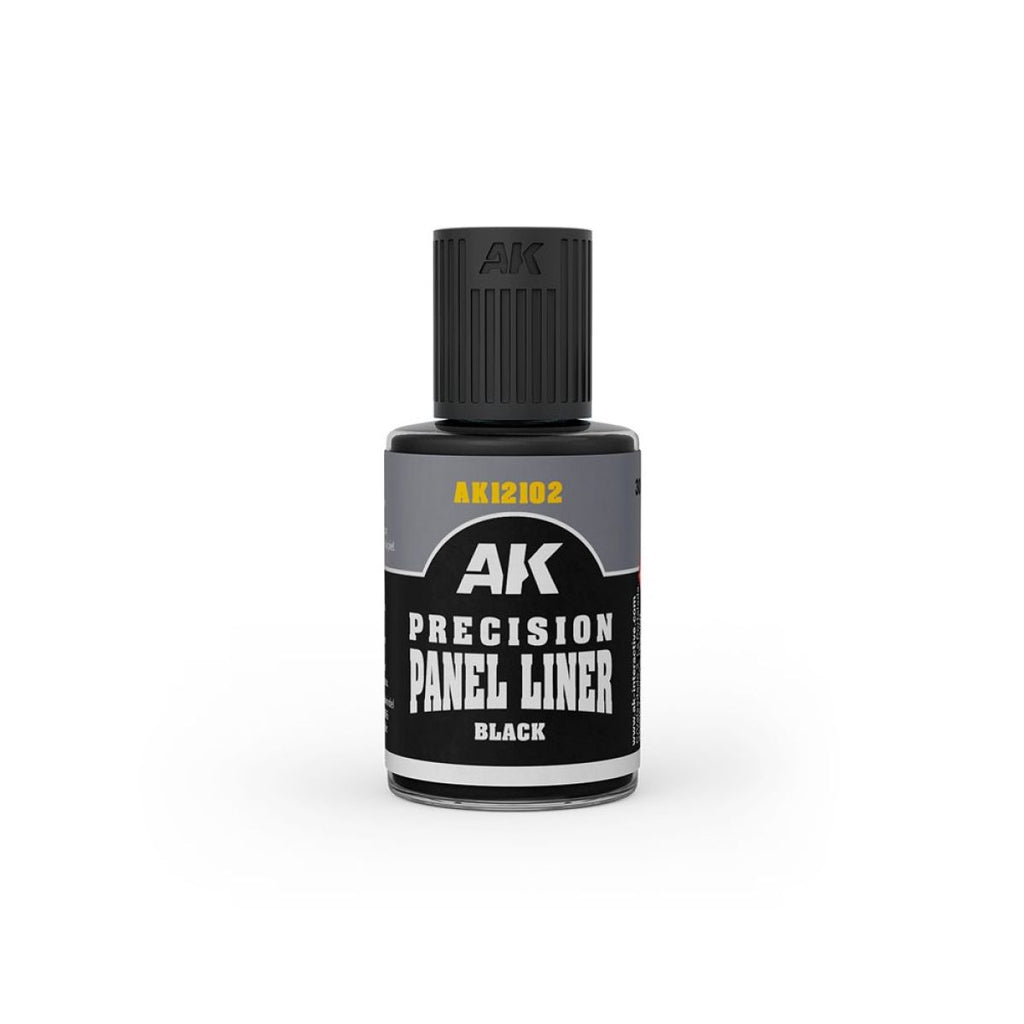 AK Interactive Weathering Products - Precision Paneliner - Black 30ml