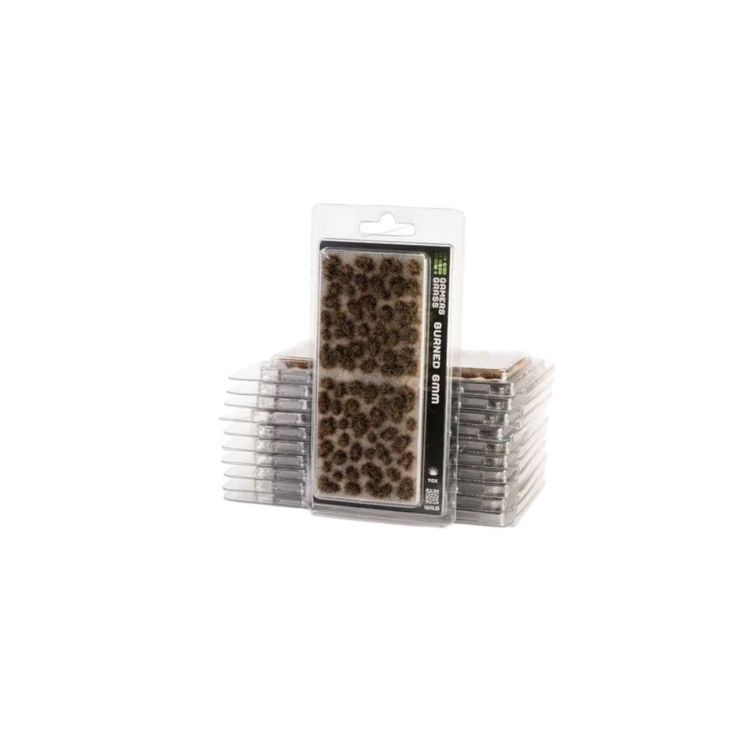 Gamers Grass - GG6-BUR - Grass Tufts - 6mm - Burned Tufts - Wild
