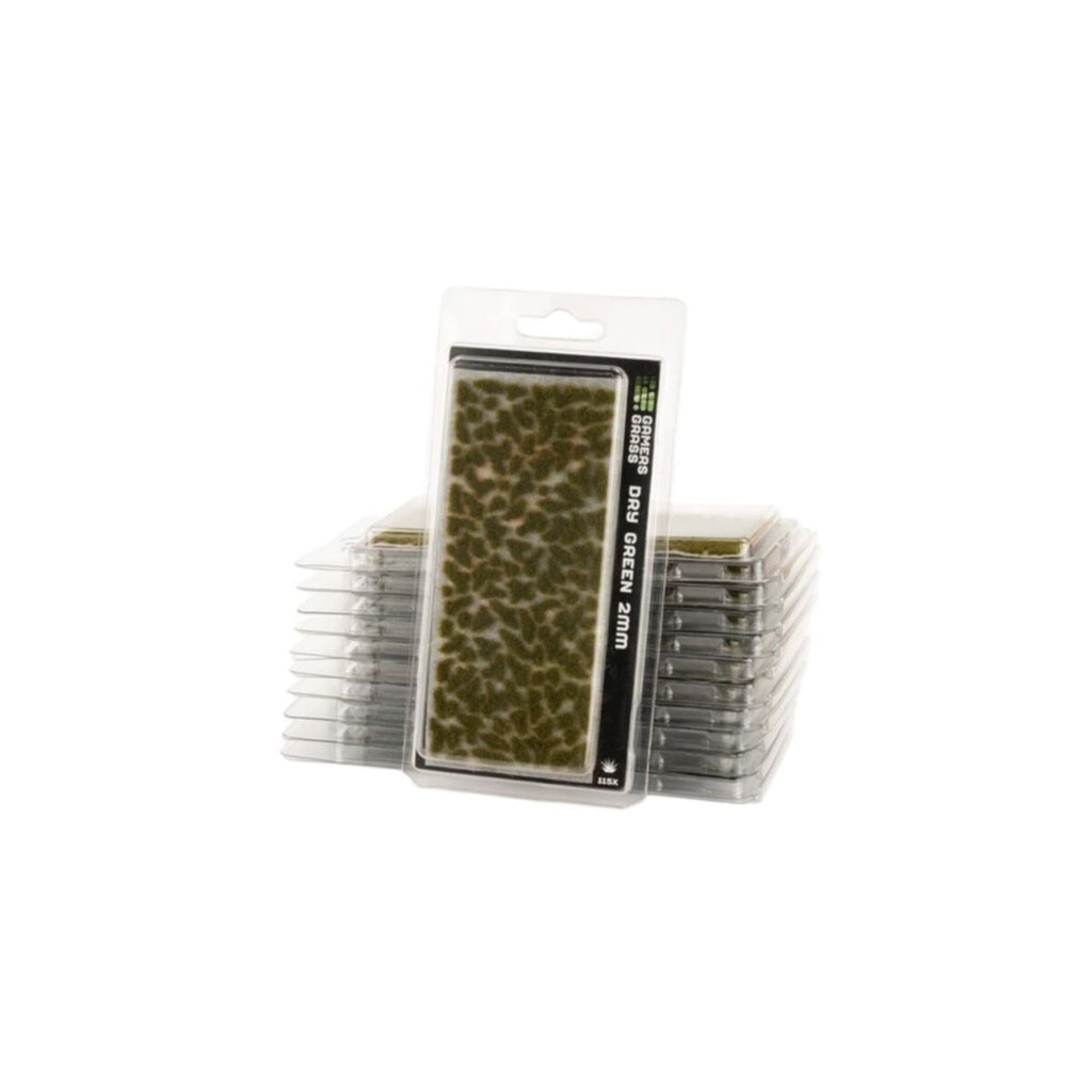 Gamers Grass - GG2-DGR - Grass Tufts - 2mm - Dry Green