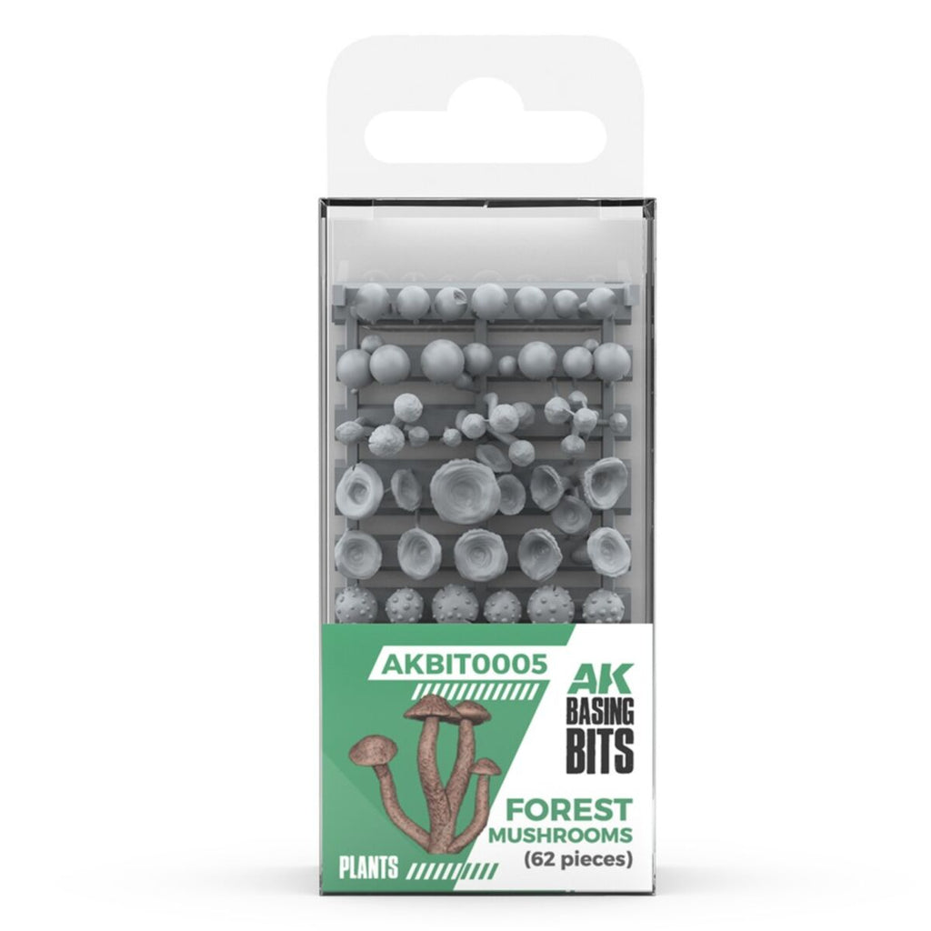 AK Basing Bits - Forest Mushrooms - 63 Pieces