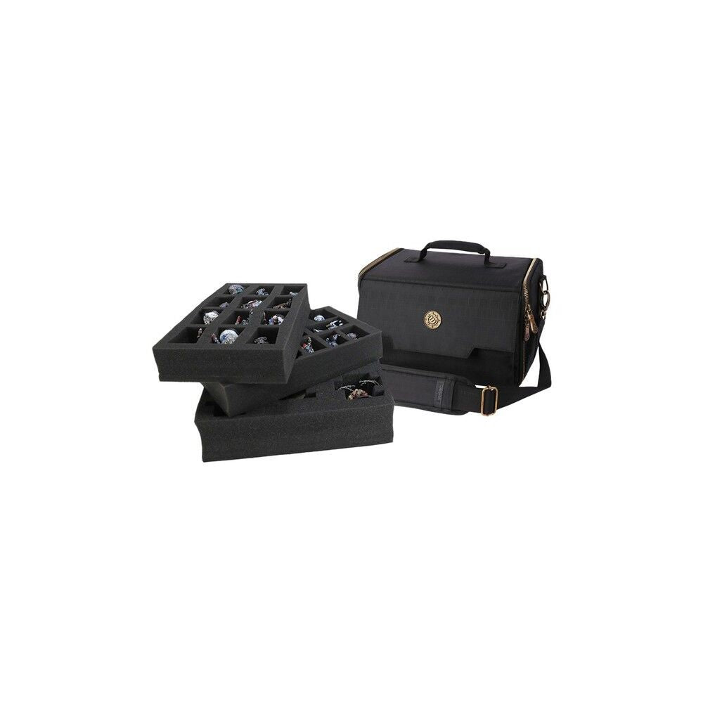 ENHANCE Tabletop Wide Base Miniature Figure Satchel - Black