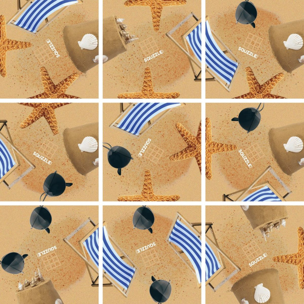 Squzzle Puzzle At The Beach