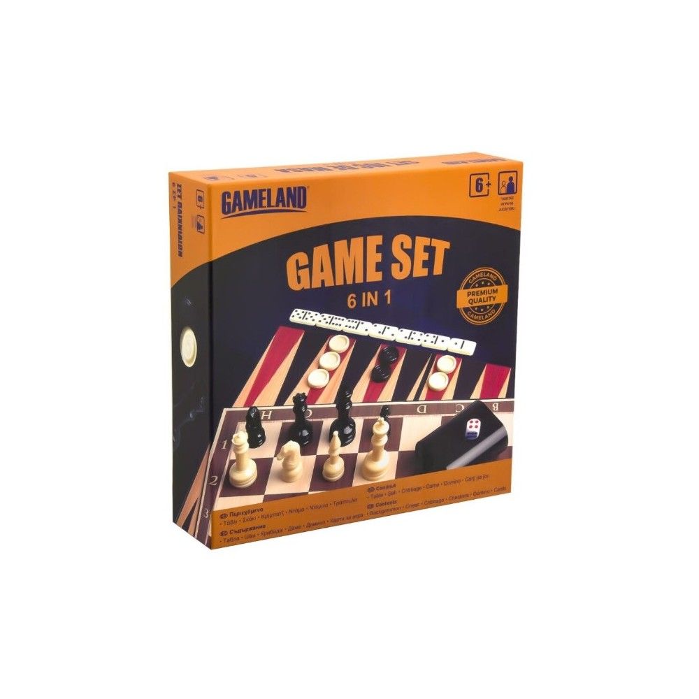Gameland 6 In 1 Game Set