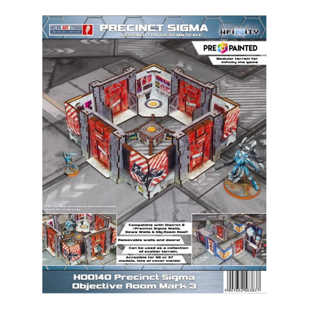 Micro Art Studio - Infinity Scenery - Precinct Sigma Objective Room Mark 3 PREPAINTED