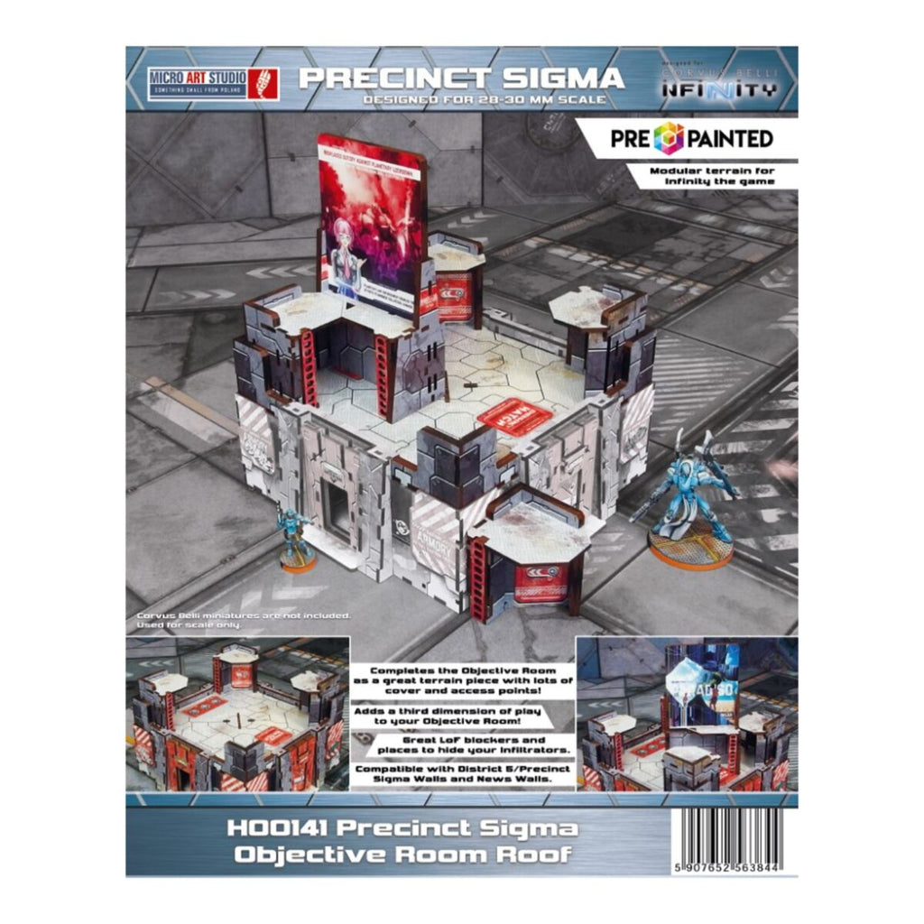 Micro Art Studio - Infinity Scenery - Precinct Sigma Objective Room Roof PREPAINTED