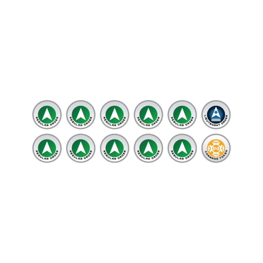 Micro Art Studio - Infinity Token Sets - N4 Infinity Tokens Regular Orders Green (12)