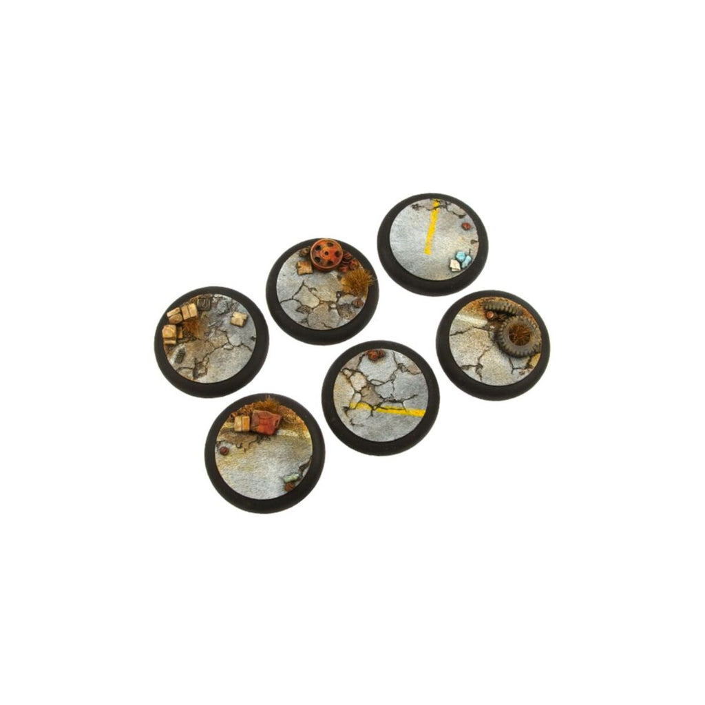 Micro Art Studio - Resin Wide Lip Round Bases - Highway Bases - WRound 40mm (2)