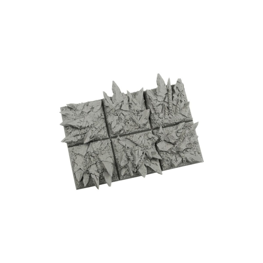 Micro Art Studio - Resin Square/Rectangular Bases - Chaos Bases 40x40mm (4)