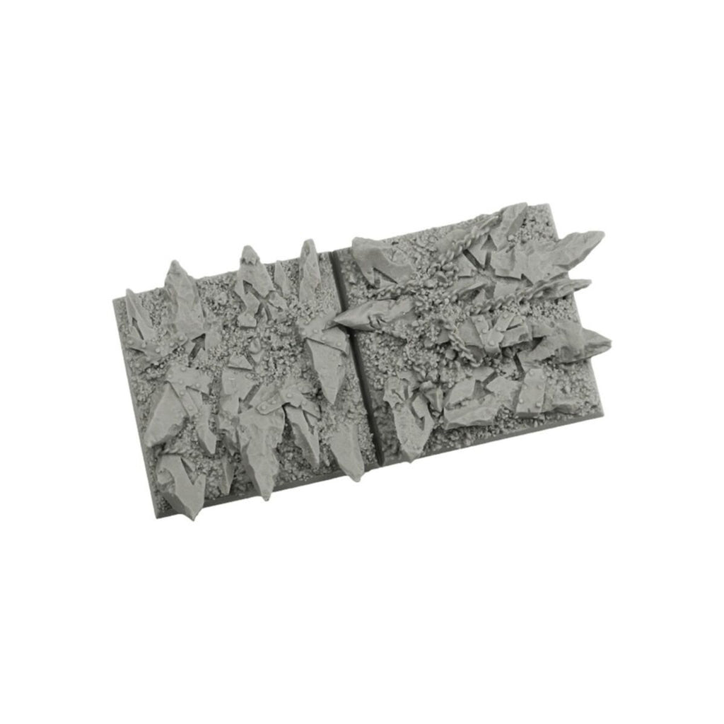 Micro Art Studio - Resin Square/Rectangular Bases - Chaos Bases 50x50mm (2)
