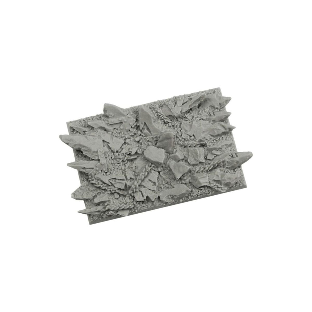 Micro Art Studio - Resin Square/Rectangular Bases - Chaos Bases 50x75mm (1)