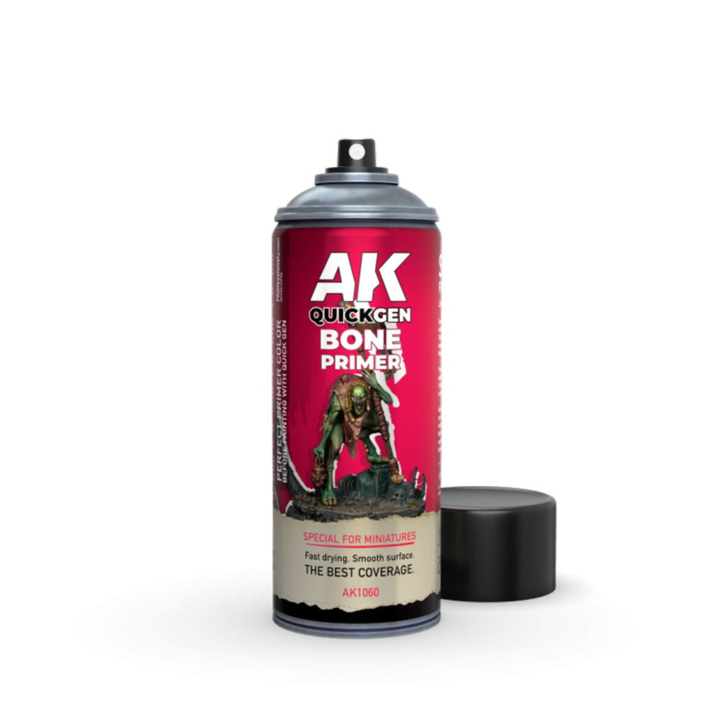 Ak Interactive - AK1060 - Aerosol Spray Primer - Quick Gen Bone Primer 400ml