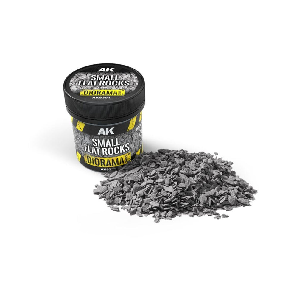AK Interactive - AK8301 - Dioramas - Small Flat Rocks 100ml