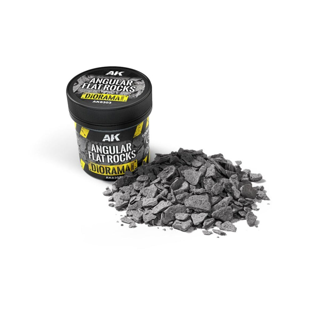 AK Interactive - AK8303 - Dioramas - Angular Flat Rocks 100ml