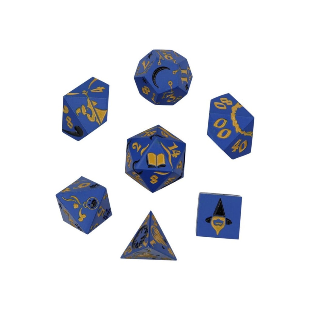 LPG Dice - LPG 269887 - Mage RPG Set Blue/Gold