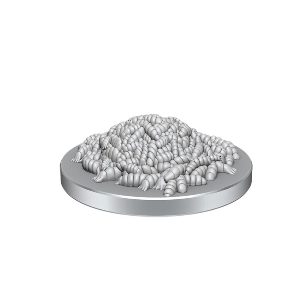 D&D Nolzur's Marvelous Miniatures: Swarm of Rot Grubs & Rot Grub Victim