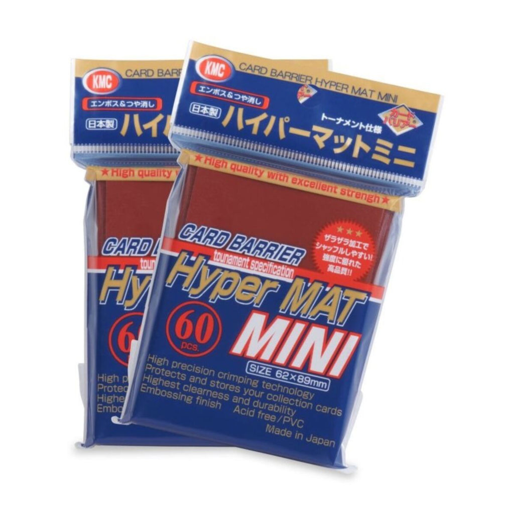 KMC: Mini Sleeves – Hyper MAT: Red
