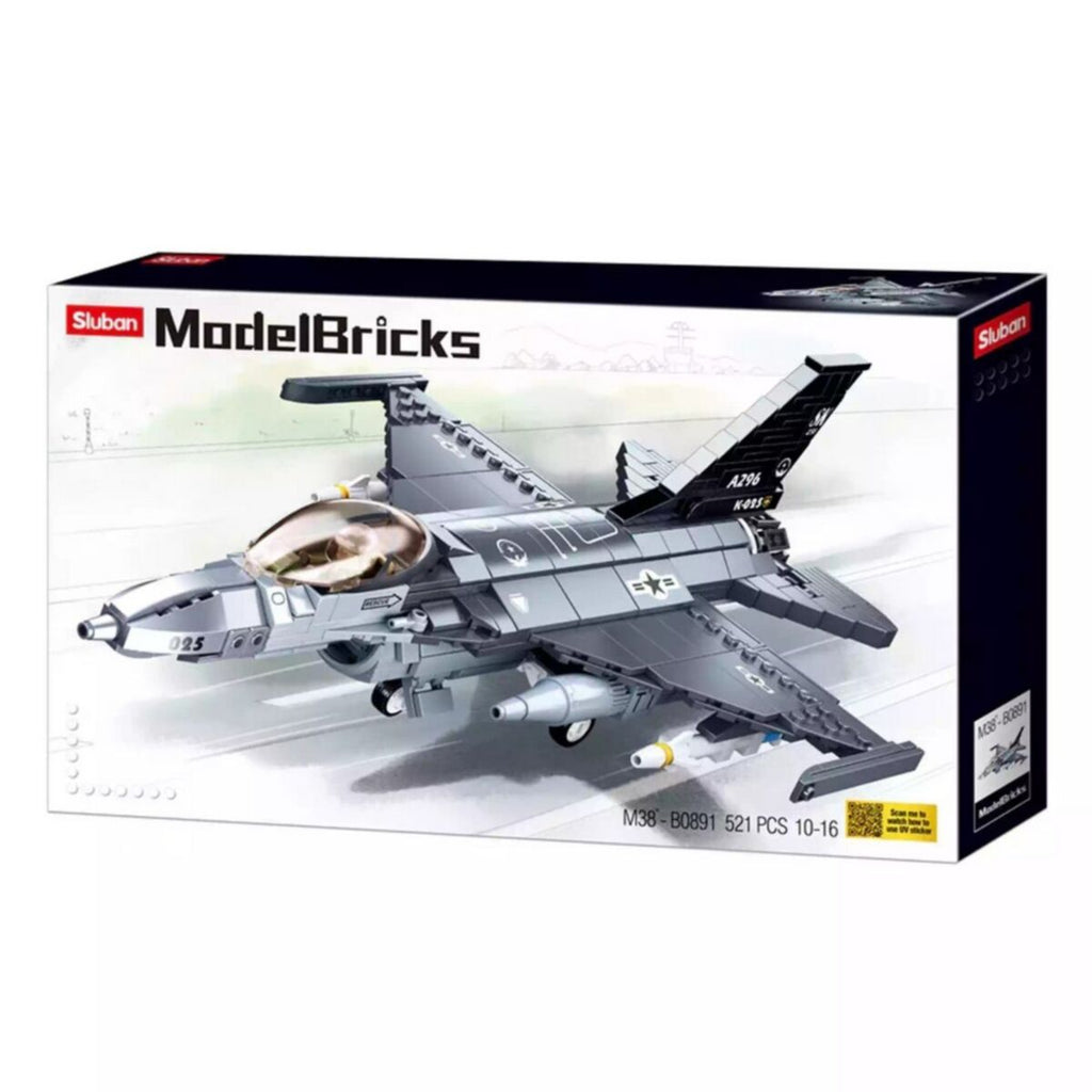 F-16C Falcon Fighter 521Pcs