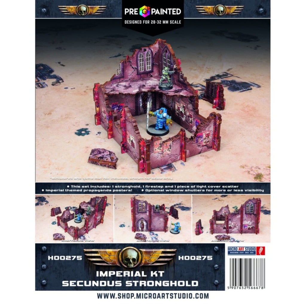 Micro Art Studio - Imperial KT Secundus Stronghold (3) PREPAINTED