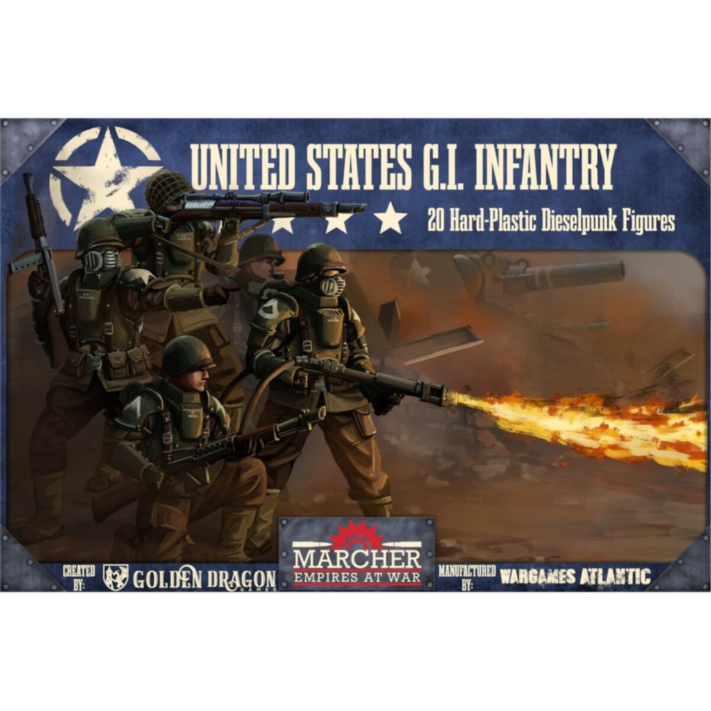 Wargames Atlantic - Marcher - United States Infantry