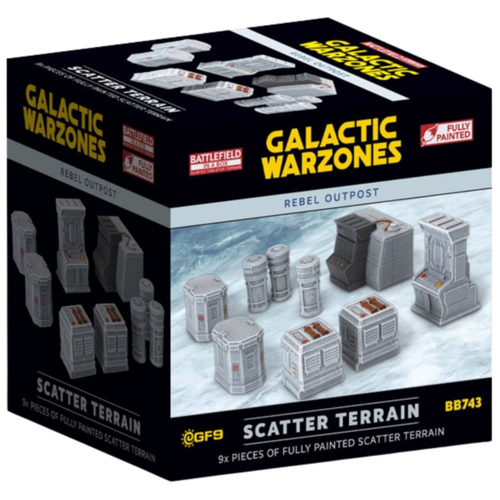 Battlefield in a Box: Galactic Warzones: Rebel Outpost - Scatter Terrain