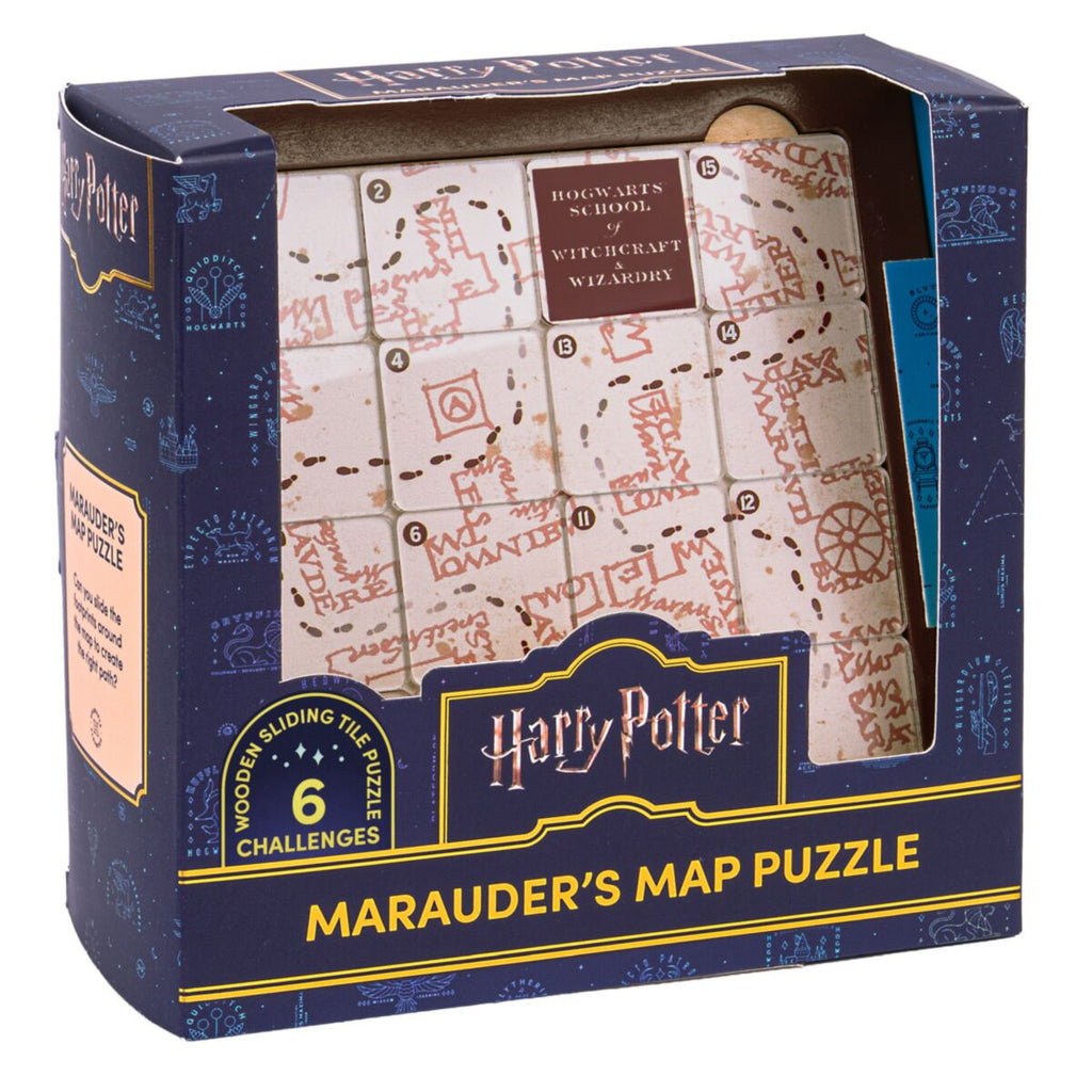 Puzzle - Harry Potter - Marauder's Map Sliding Block Puzzle - Professor Puzzle