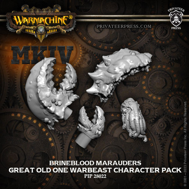 Warmachine: Southern Kriels – The Great Old One - Brineblood Marauders Character Warbeast Pack - PIP28022