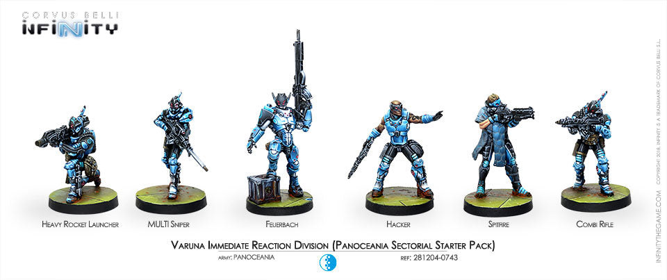 Infinity: PanOceania - Varuna Immediate Reaction Division (Sectorial Starter Pack)