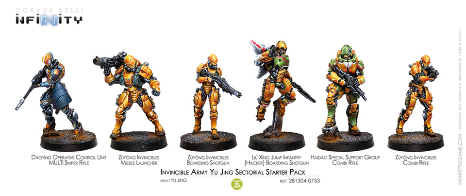 Infinity: Yu Jing - Invincible Army Secorial Starter Pack