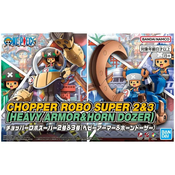 Bandai - G5069905 - Chopper Robo Super 2&3 (Heavy Armor&Horn Dozer)