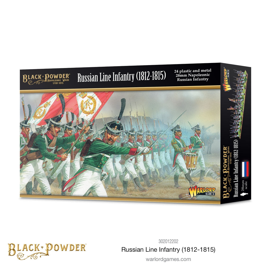 Black Powder - Napoleonic Wars: Russian Line Infantry (1812-1815) Plastic Boxed Set
