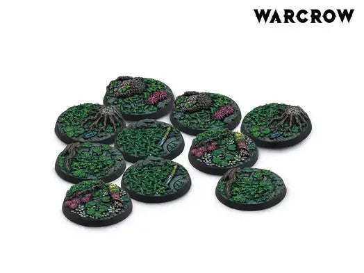 Warcrow - Bases: 30mm Syenann Scenery Bases, Alpha Series