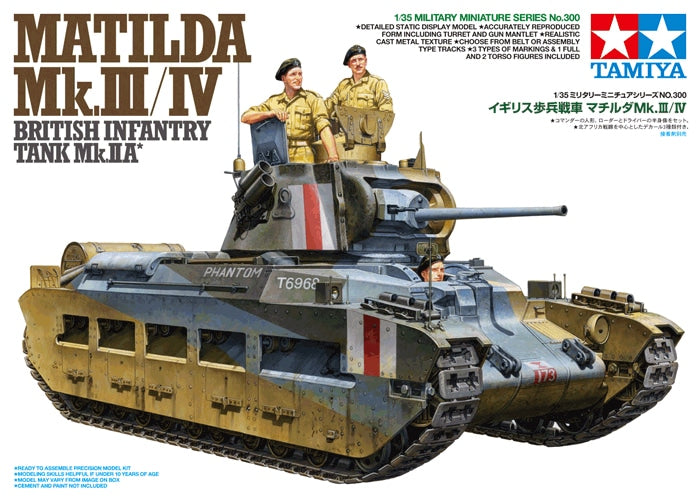 Tamiya - 35300 - 1/35 Matilda MkIII/IV British Infantry Tank MkiiA