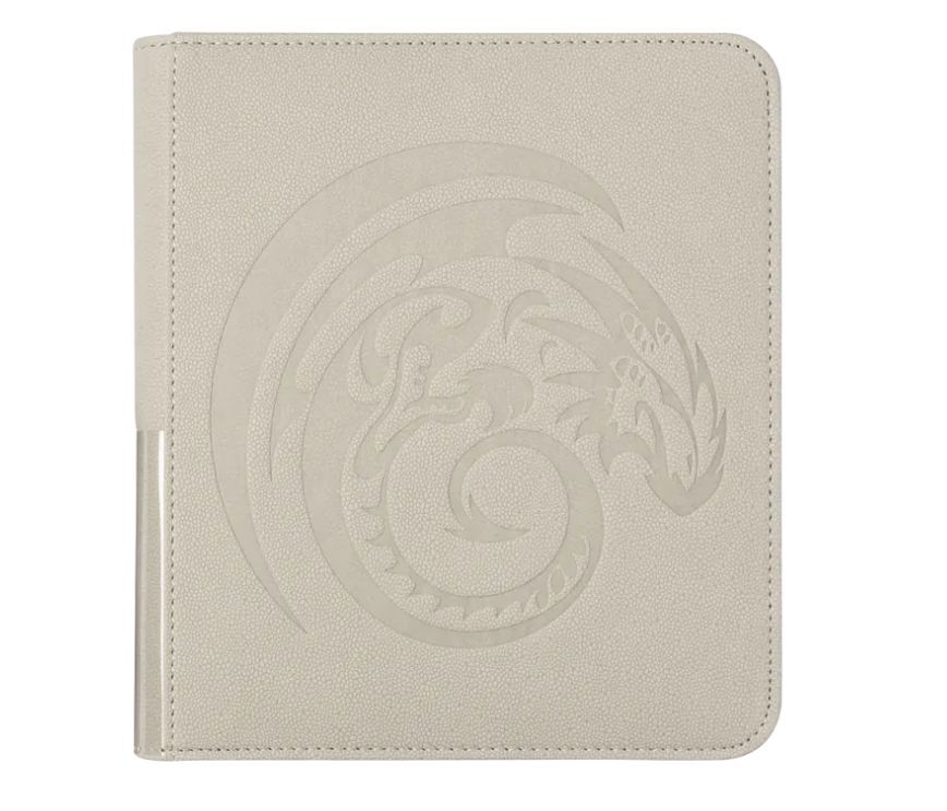 Dragon Shield - Small Zipster Binder – Ashen White