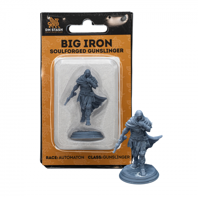 DM Stash - Big Iron - Soulforged Gunslinger Miniature (M)