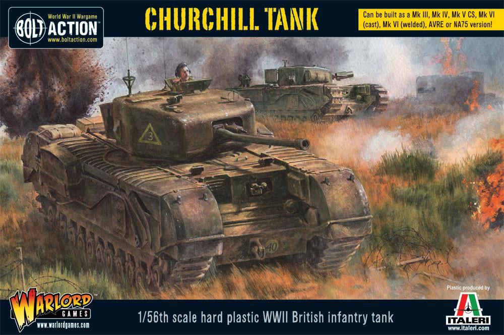 Bolt Action - Great Britain - Churchill Tank (Plastic)