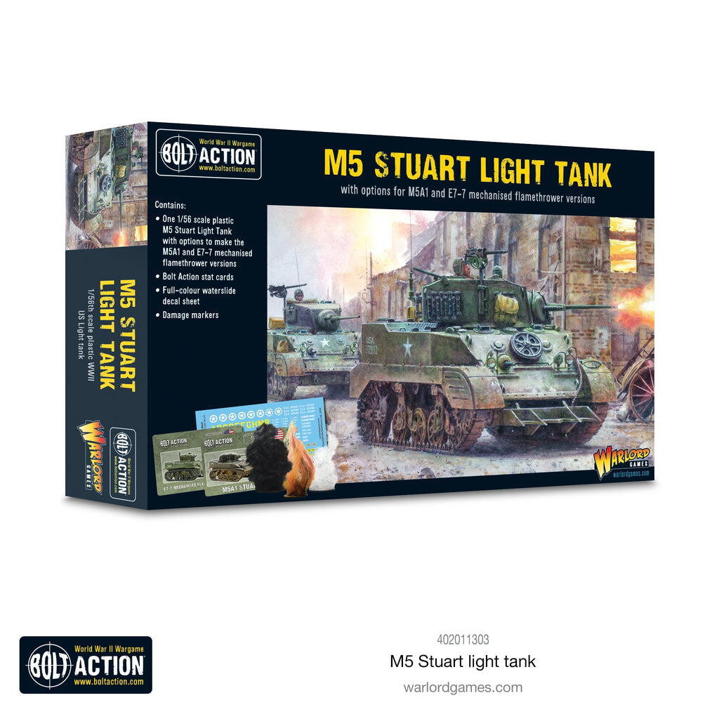 Bolt Action - USA - M5 Stuart Light Tank