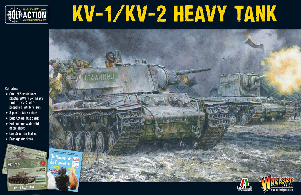 Bolt Action - Soviet Union - KV-1/KV-2 Heavy Tank