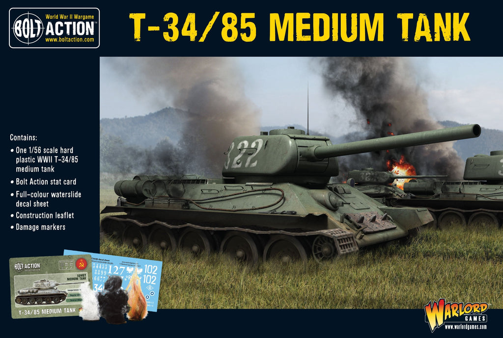 Bolt Action - Soviet Union - T-34/85 Medium Tank