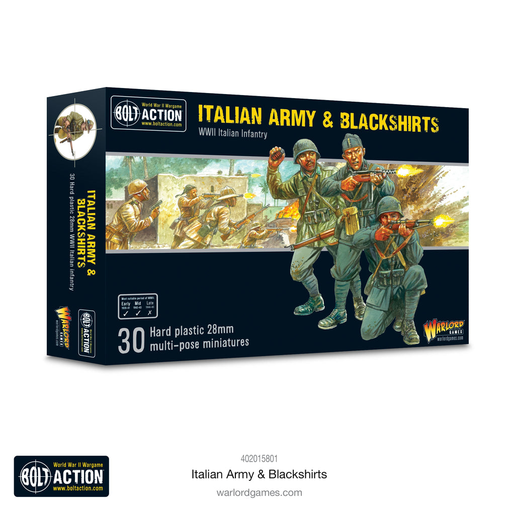 Bolt Action - Italy - Italian Army & Blackshirts