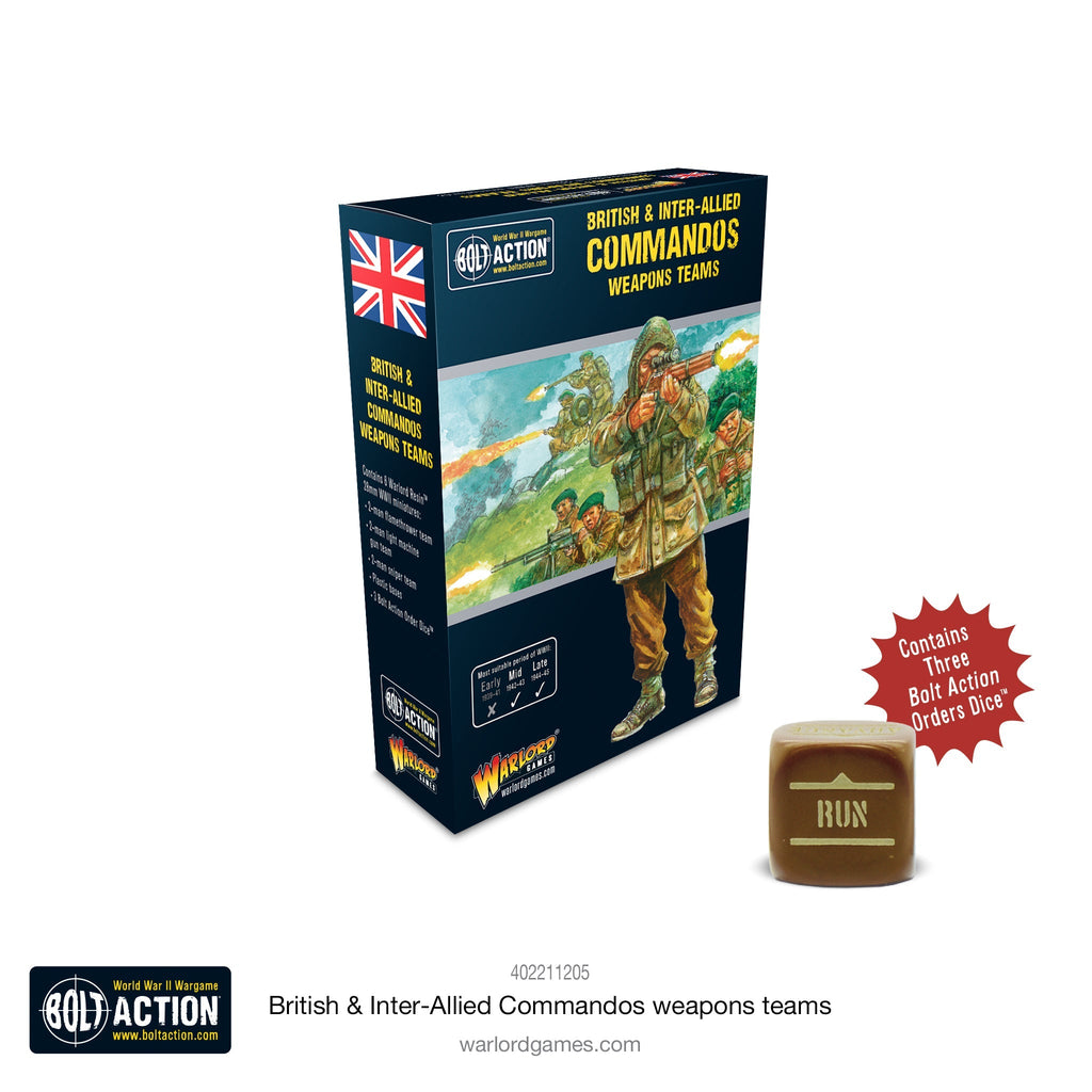 Bolt Action - Great Britain - British & Inter-Allied Commandos Weapons Teams