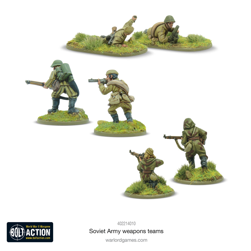 Bolt Action - Soviet Union - Soviet Army Weapons Teams