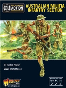 Bolt Action - Australian - Militia Infantry Section