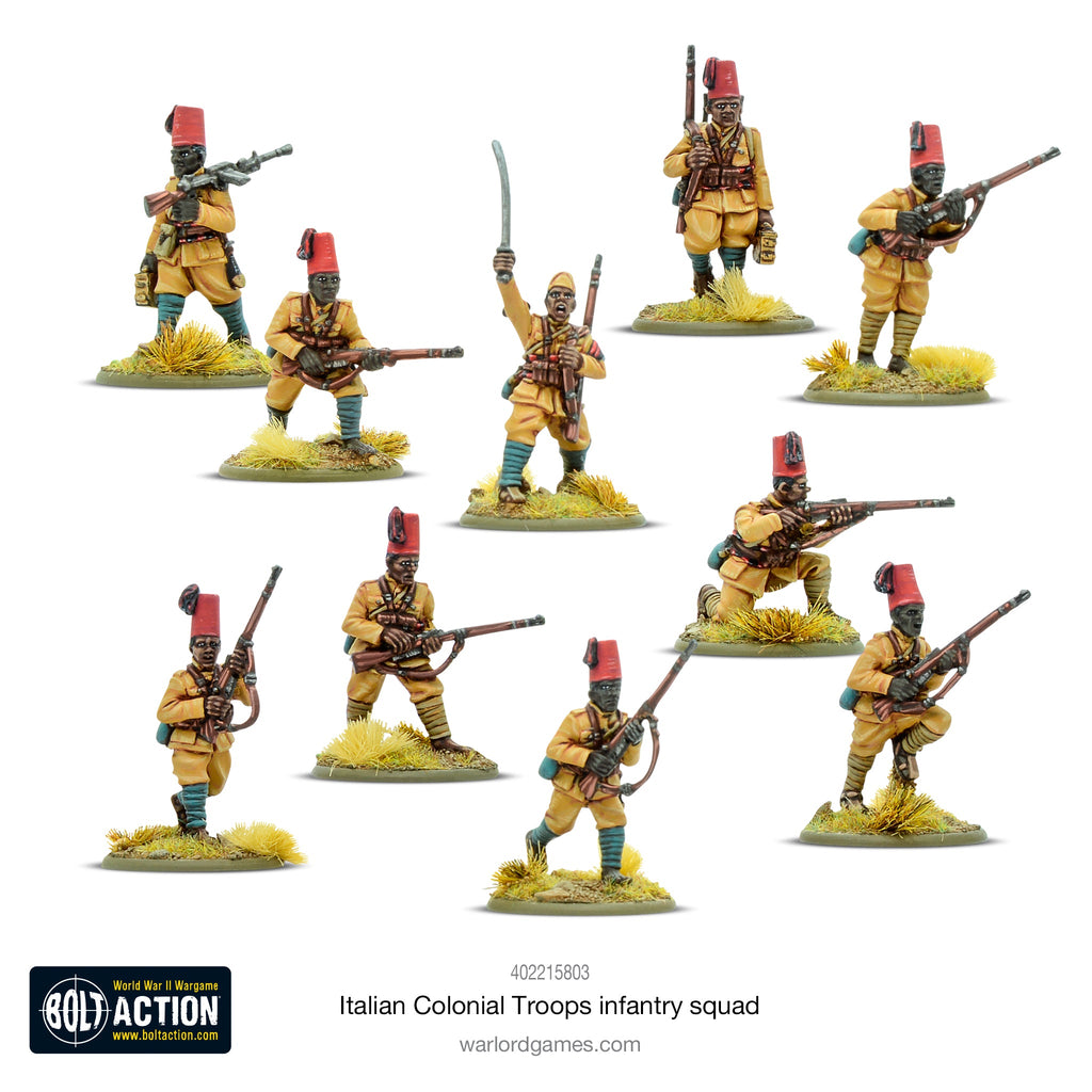 Bolt Action - Italy - Italian Colonial Troops Infantry Squad